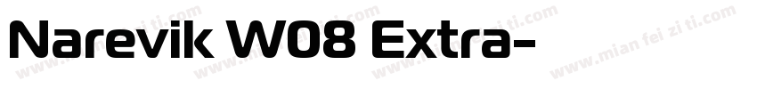 Narevik W08 Extra字体转换